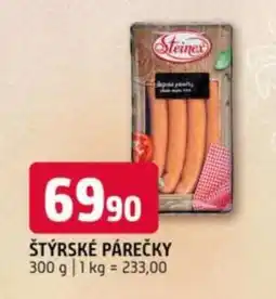 Terno Štýrské párečky nabídka