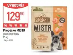 Globus PROPESKO Mistr granule pro psy nabídka