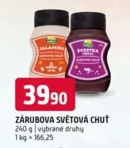 Terno Zárubova Světová chuť nabídka