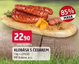 Terno KLOBÁSA S ČEDAREM nabídka
