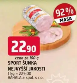 Terno Sport šunka nejvyšší jakosti nabídka