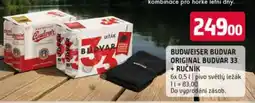 Terno BUDWEISER BUDVAR ORIGINAL BUDVAR 33 + RUČNÍK nabídka