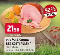 Terno PRAŽSKÁ ŠUNKA BEZ KOSTÍ PŮLENÁ nabídka