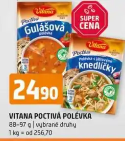 Terno Vitana Poctivá polévka nabídka