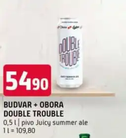 Terno BUDVAR + OBORA DOUBLE TROUBLE nabídka