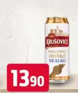 Terno Krušovice Královsky hořké nealko nabídka