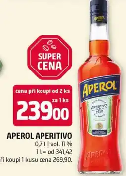Terno APEROL Aperitivo nabídka