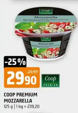Terno Coop Premium mozzarella nabídka