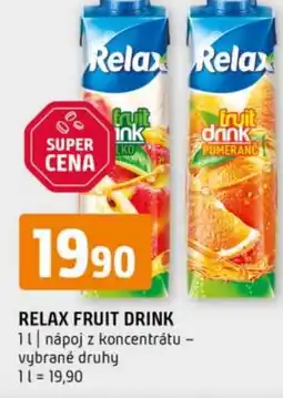 Terno Relax Fruit drink nabídka
