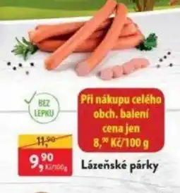 MP Krásno Lázeňské párky nabídka