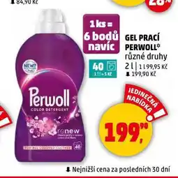 Penny Market Perwoll prací gel nabídka
