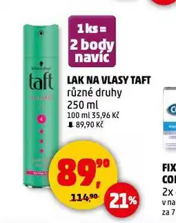 Penny Market Taft lak na vlasy nabídka
