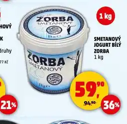 Penny Market Zorba smetanový jogurt nabídka