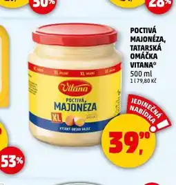Penny Market Vitana poctivá tatarská omáčka nabídka