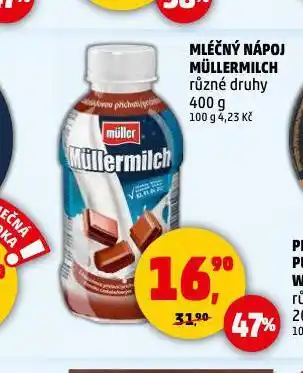 Penny Market Müllermilch mléčný nápoj nabídka
