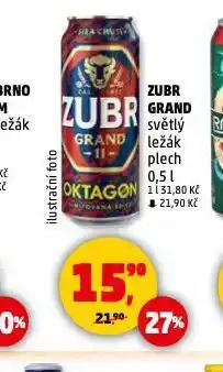 Penny Market Pivo zubr nabídka