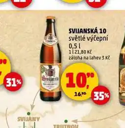 Penny Market Pivo svijanská 10 nabídka