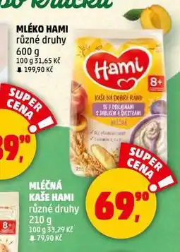 Penny Market Hami mléčná kaše nabídka
