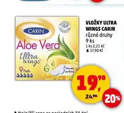 Penny Market Vložky carin nabídka