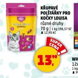 Penny Market Křupavé polštářky pro kočky louisa nabídka