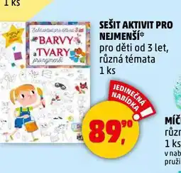 Penny Market Sešit aktivit pro nejmenší nabídka