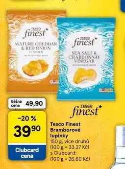 Tesco Bramborové lupínky nabídka