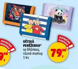 Penny Market Dětská peněženka nabídka