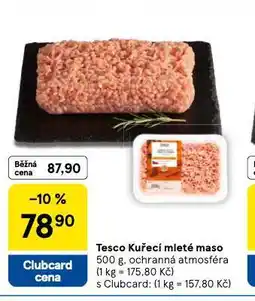Tesco Kuřecí mleté maso nabídka