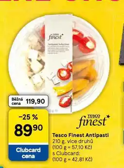 Tesco Antipasti nabídka
