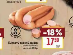 Billa Šunkový točený salám nabídka