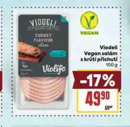 Billa Vegan salám s krůtí příchutí nabídka