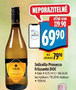 Albert Solicello Prosecco Frizzante DOC nabídka