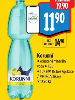 Albert Korunní ochucená nabídka