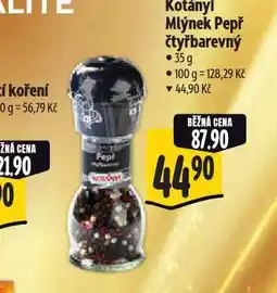 Albert Kotányi mlýnky pepř čtyřbarevný nabídka