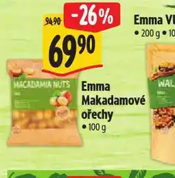 Albert Emma makadamové ořechy nabídka