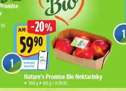 Albert Bio nektarinky nabídka