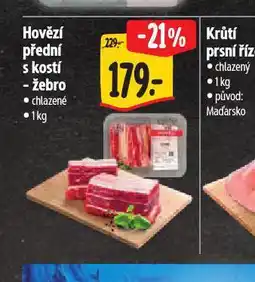 Albert Hovězí přední s kostí - žebro nabídka