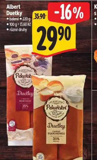 Albert Duetky nabídka