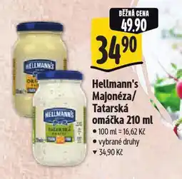 Albert Hellmann´s tatarská omáčka, majonéza nabídka