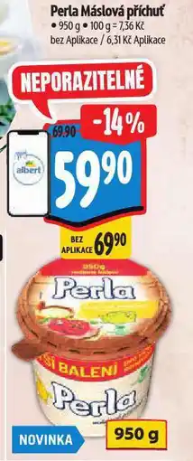 Albert Perla máslová příchuť nabídka