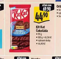 Albert Kit kat čokoláda nabídka