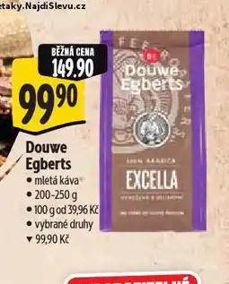Albert Douwe egberts mletá káva nabídka