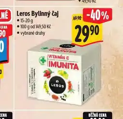 Albert Leros bylinný čaj nabídka