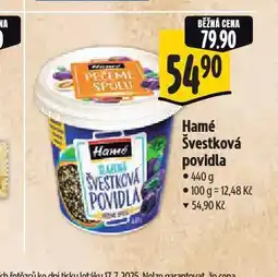 Albert Hamé švestková povidla nabídka