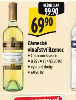 Albert Zámecké vinařství bzenec nabídka
