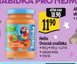 Albert Hello ovocná svačinka nabídka