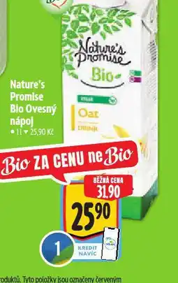 Albert Bio ovesný nápoj nabídka