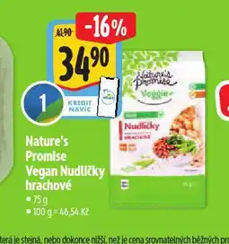 Albert Vegan nudličky hrachové nabídka