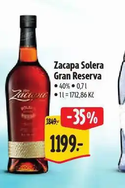 Albert Zacapa solera gran reserva nabídka