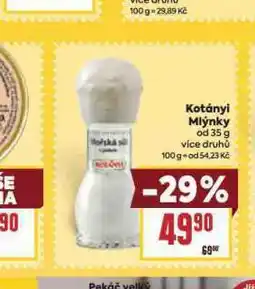 Billa Konátyi mlýnky nabídka